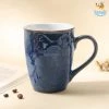 Big Daddy Blue & Gold Geometric Pattern Mug