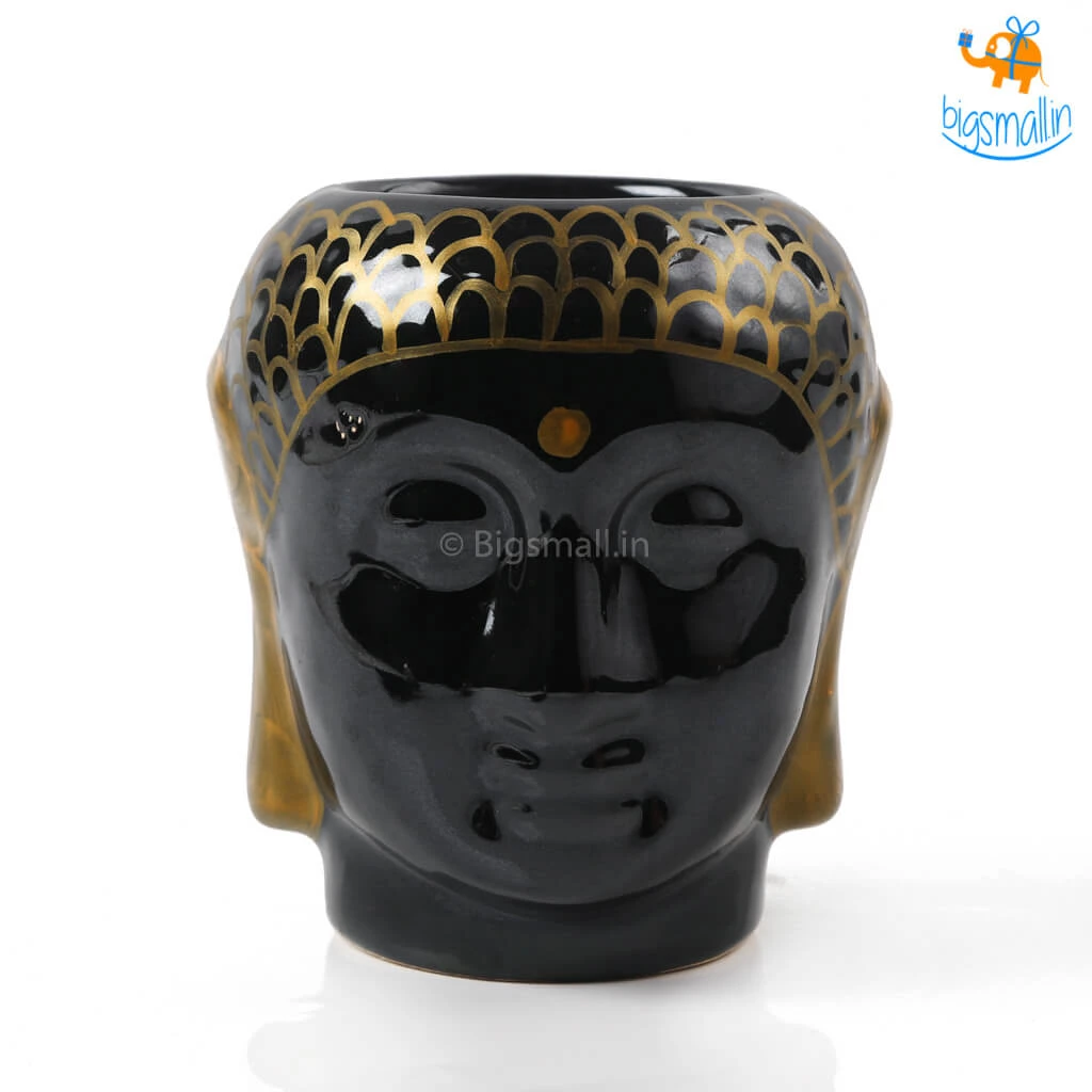 Fancy Buddha Hand-painted Ceramic Planter All Of It