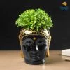 Fancy Buddha Hand-painted Ceramic Planter All Of It