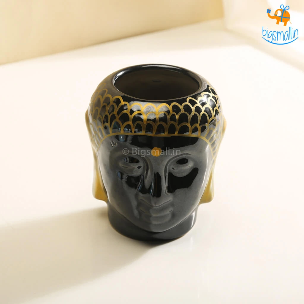 Fancy Buddha Hand-painted Ceramic Planter All Of It