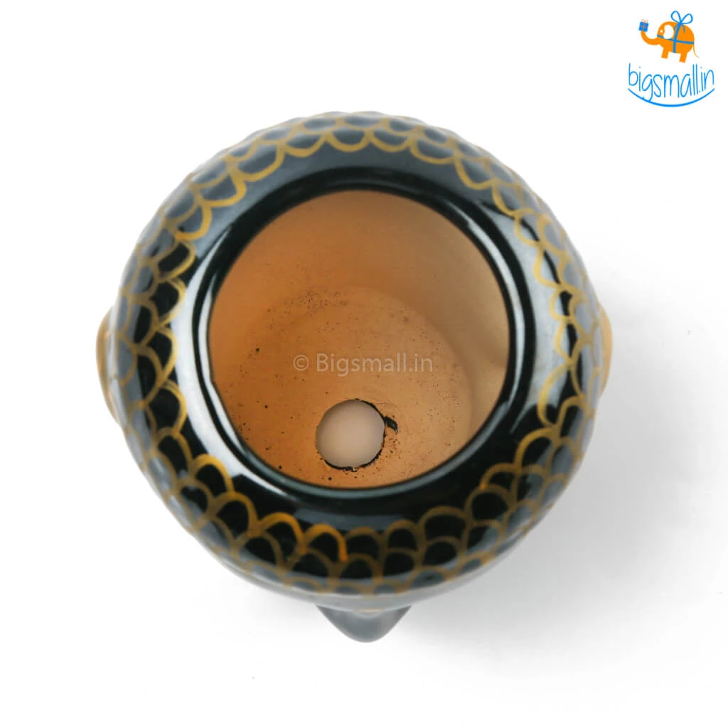 Fancy Buddha Hand-painted Ceramic Planter All Of It