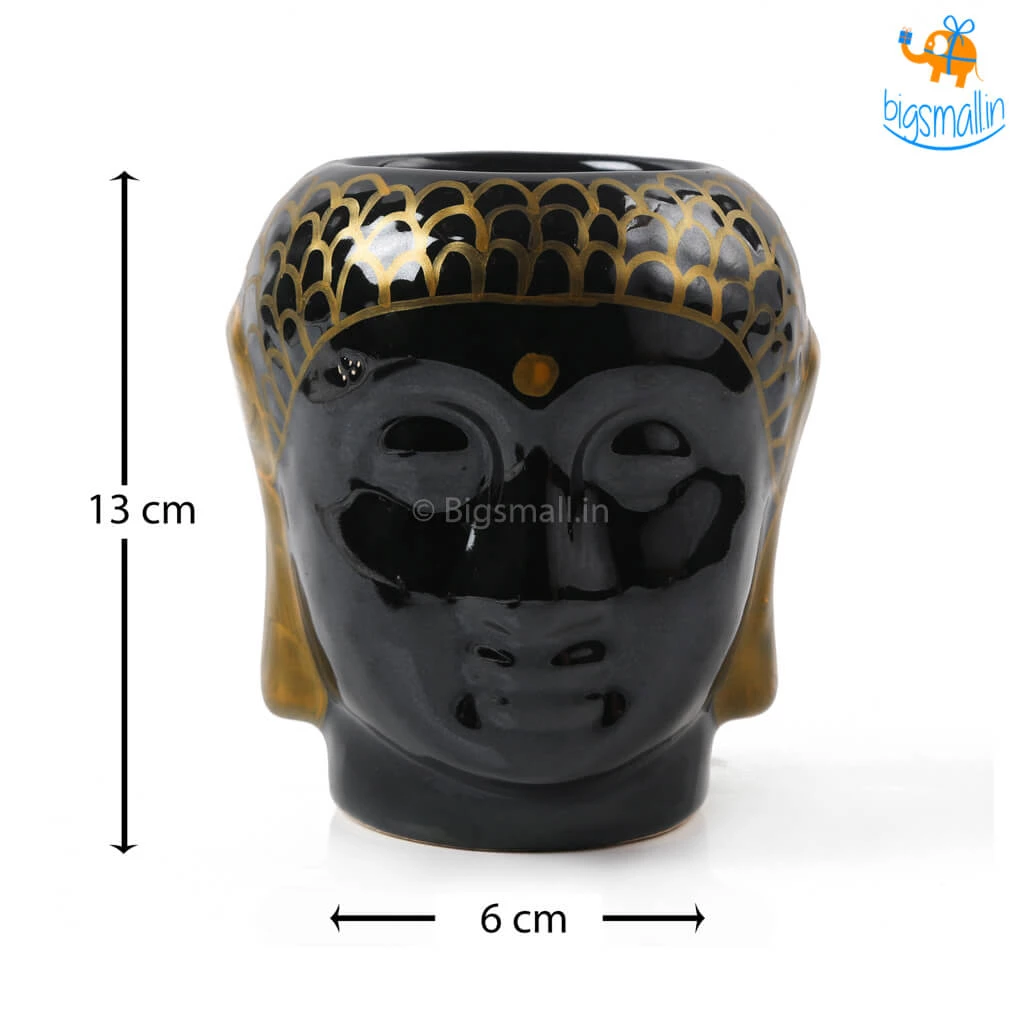 Fancy Buddha Hand-painted Ceramic Planter All Of It