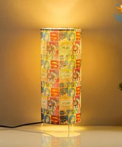 Ascetic DC Comic Panels Cylindrical Table Lamp Sale
