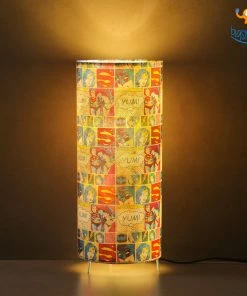 Ascetic DC Comic Panels Cylindrical Table Lamp Sale