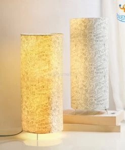 Ascetic Happy Birthday Cylindrical Lamp