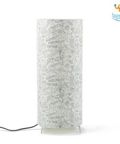 Ascetic Happy Birthday Cylindrical Lamp