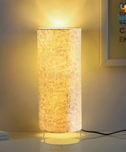 Ascetic Happy Birthday Cylindrical Lamp