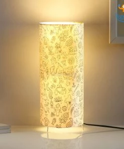 Ascetic Indian Art Doodles Table Lamp All Of It