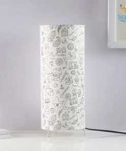 Ascetic Indian Art Doodles Table Lamp All Of It