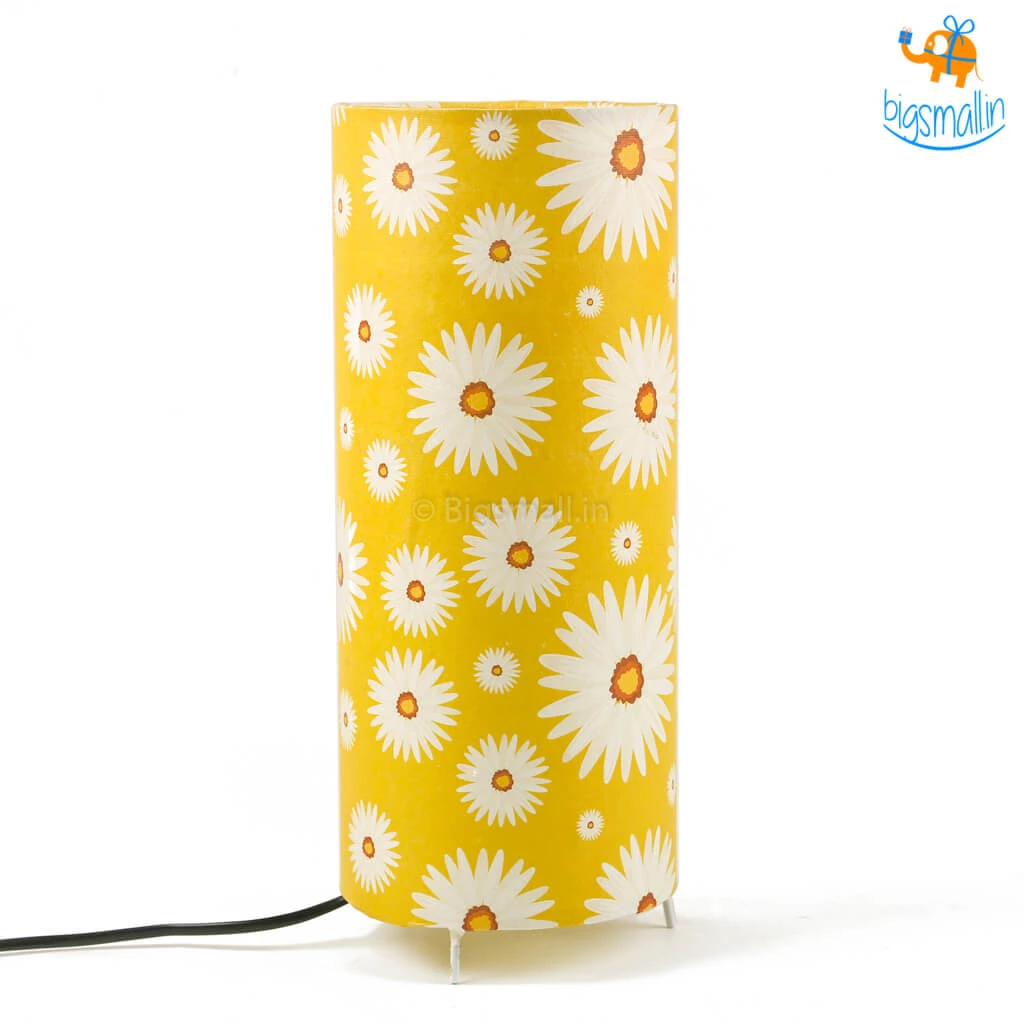Ascetic Sale Daisy Cylindrical Table Lamp