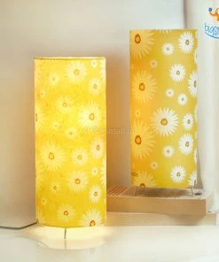 Ascetic Sale Daisy Cylindrical Table Lamp