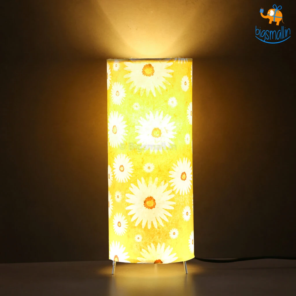 Ascetic Sale Daisy Cylindrical Table Lamp