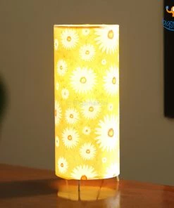 Ascetic Sale Daisy Cylindrical Table Lamp