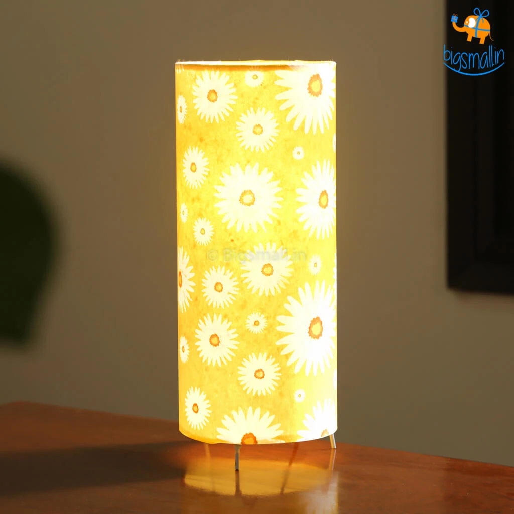 Ascetic Sale Daisy Cylindrical Table Lamp