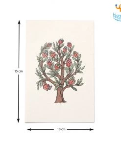 Ascetic Summer Tree Greeting Card - Set Of 5