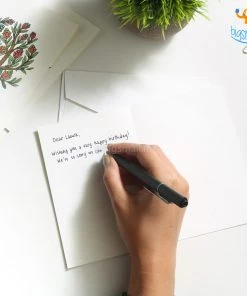 Ascetic Summer Tree Greeting Card - Set Of 5