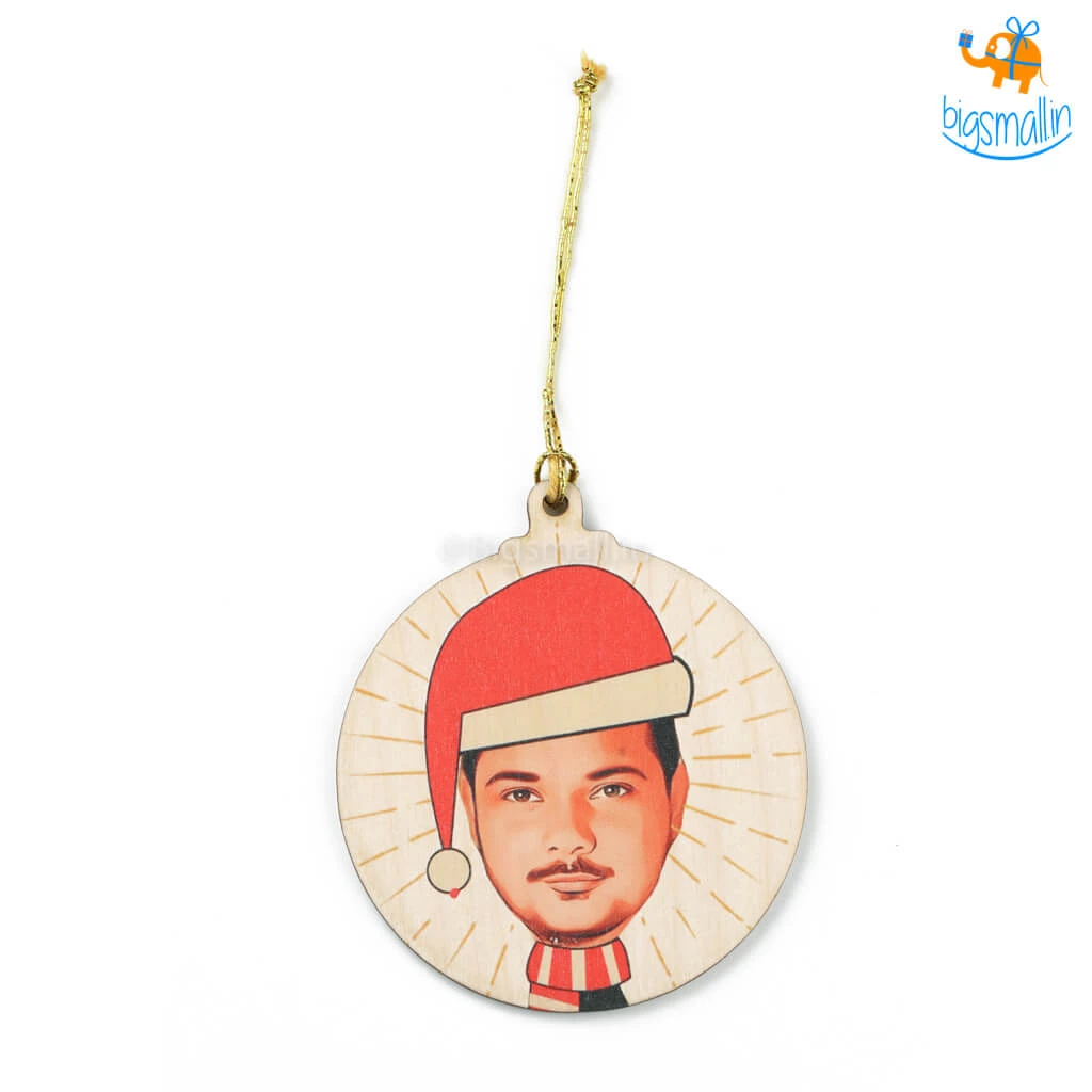 Chitra Chaya Personalized Photo Wooden Christmas Ornament | COD Not Available Father's Day
