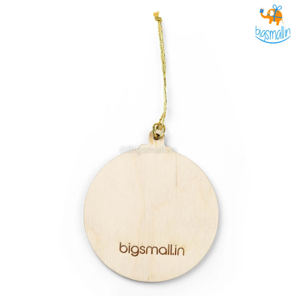 Chitra Chaya Personalized Photo Wooden Christmas Ornament | COD Not Available Father's Day