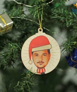 Chitra Chaya Personalized Photo Wooden Christmas Ornament | COD Not Available Father's Day