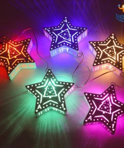PunitSB Star Tree Multicolored String Lights