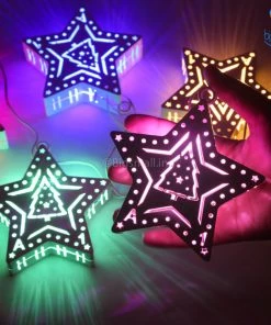 PunitSB Star Tree Multicolored String Lights