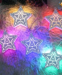 PunitSB Star Tree Multicolored String Lights