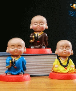 Big Daddy Meditating Monk Solar Power Bobblehead