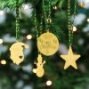 Pin It Up Personalized Metallic Name Christmas Ornament | COD Not Available Father's Day