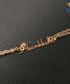 Pin It Up Personalized Crown Name Bracelet | COD Not Available