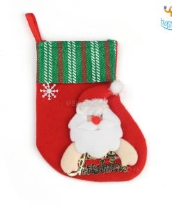 Coral Tree Christmas Decorative Mini Stocking