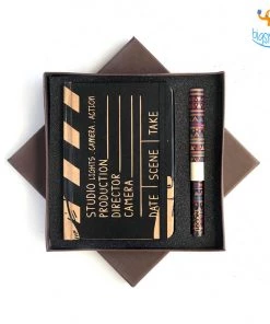 Mooch Design Studio Movie Clapboard A6 Notebook With Elastic