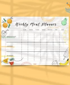 Adra Weekly Meal Planner Tear-Off Pad