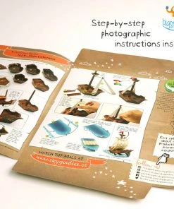 Sky Goodies DIY Adventure Ship Desk Calendar All Of It