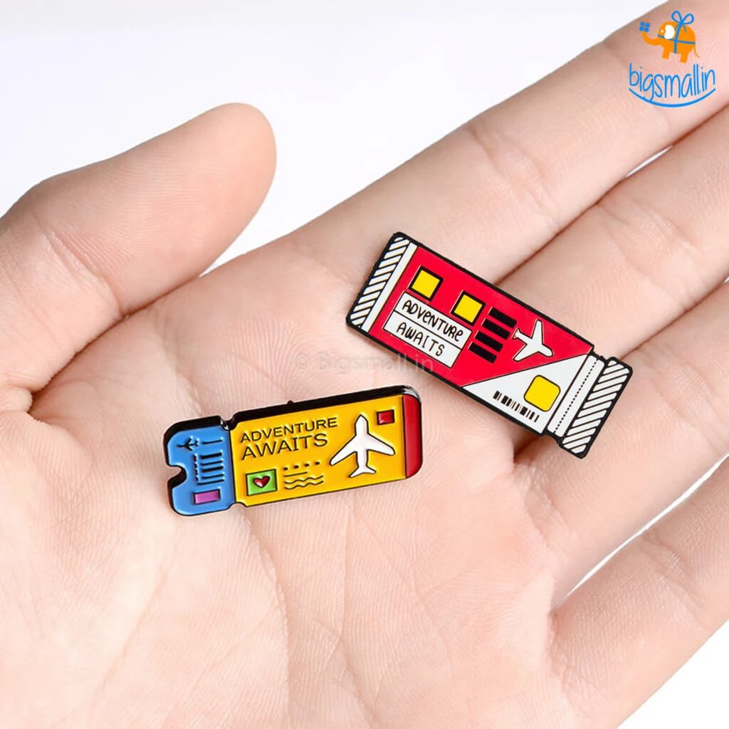 Bigsmall_piu Adventure Awaits Lapel Pin