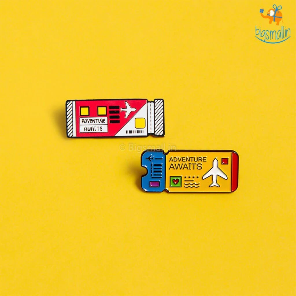 Bigsmall_piu Adventure Awaits Lapel Pin