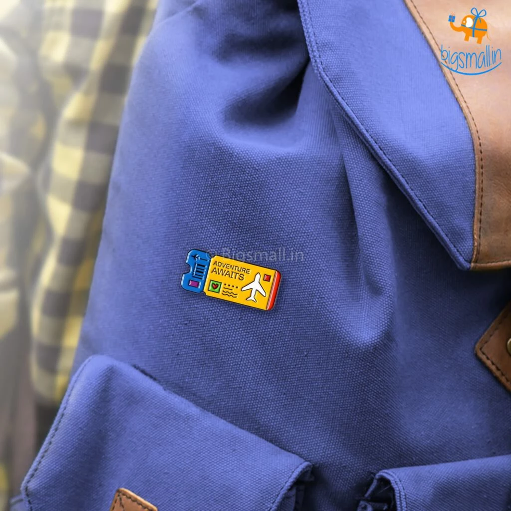 Bigsmall_piu Adventure Awaits Lapel Pin