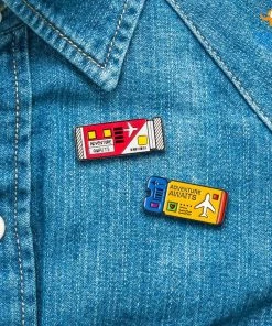 Bigsmall_piu Adventure Awaits Lapel Pin