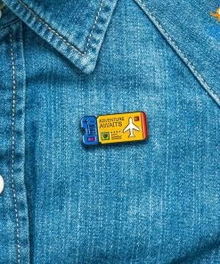 Bigsmall_piu Adventure Awaits Lapel Pin