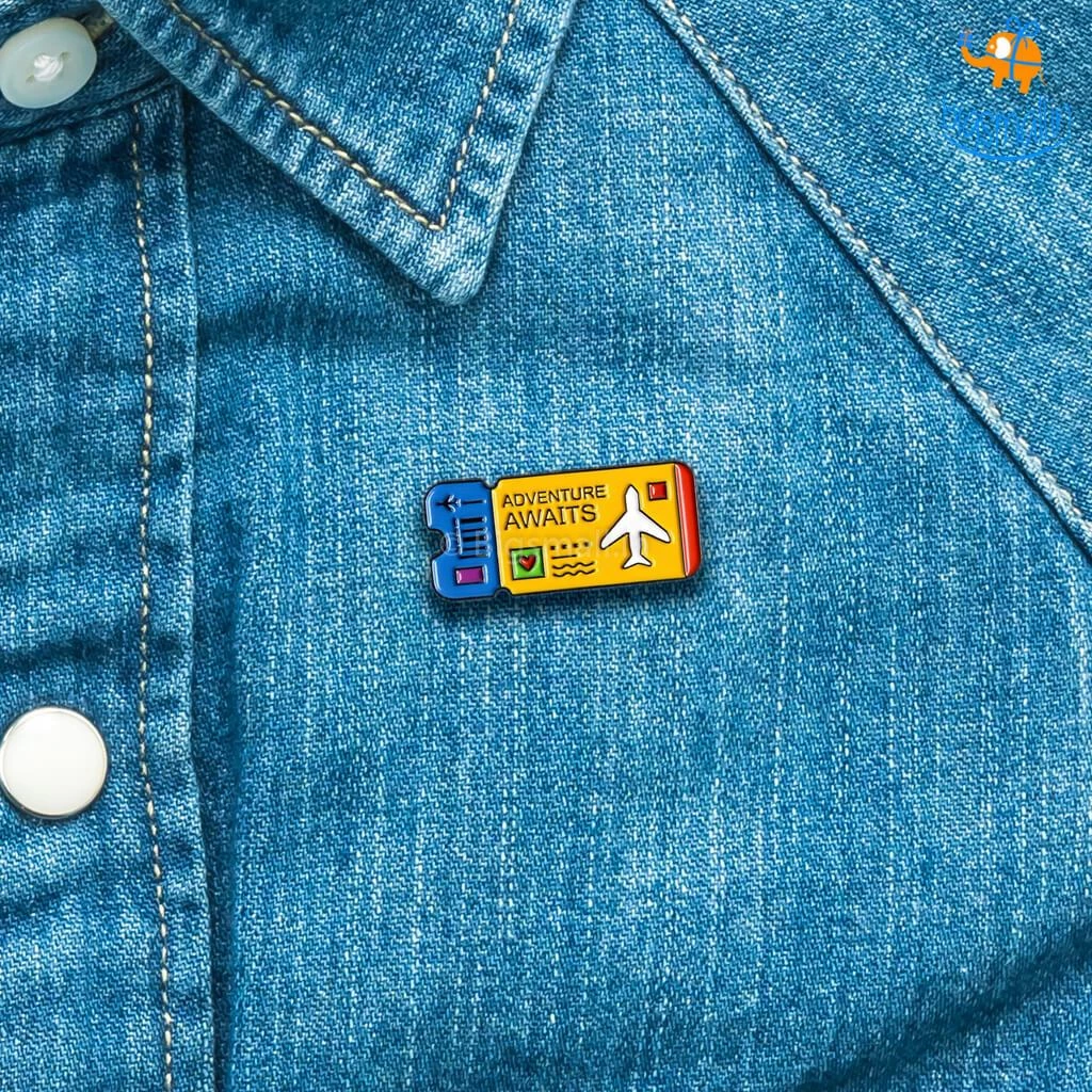 Bigsmall_piu Adventure Awaits Lapel Pin