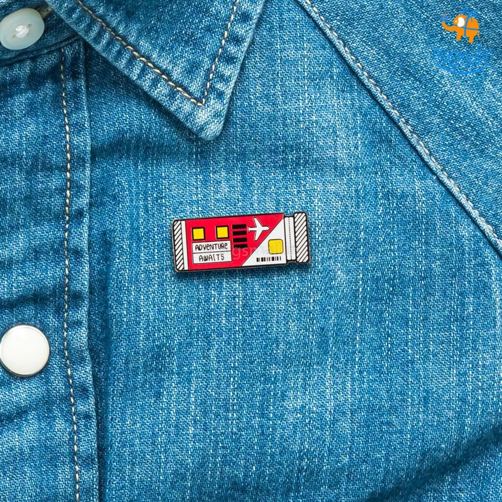 Bigsmall_piu Adventure Awaits Lapel Pin