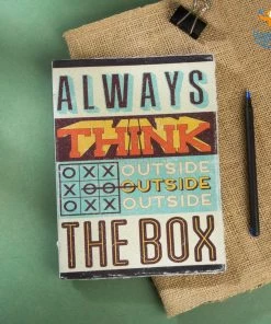 Ascetic Sale Think Outside The Box Notebook