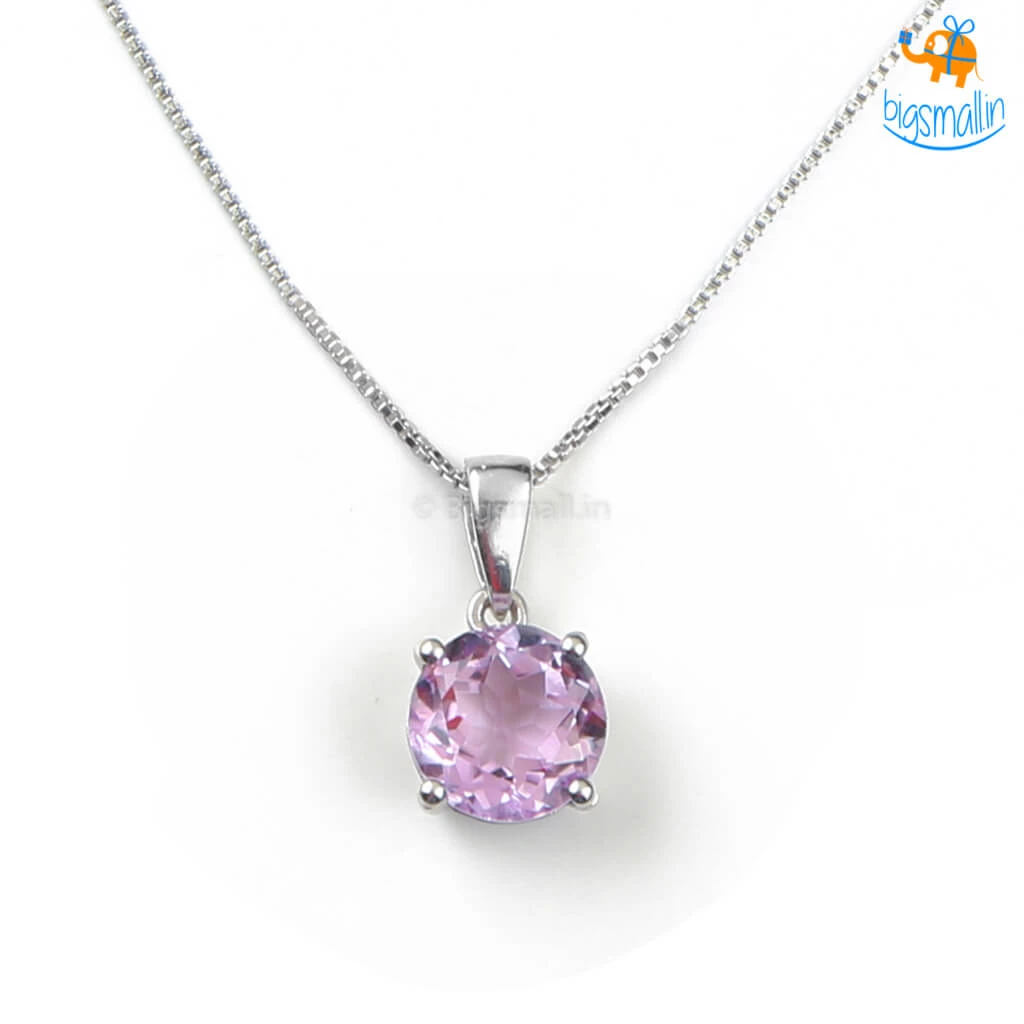 Ash Designs Sale Vera Amethyst Pendant With Chain