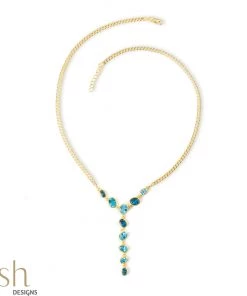 Ash Designs Andaman Blue Topaz Chain Sale