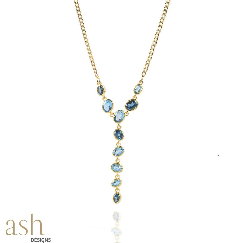 Ash Designs Andaman Blue Topaz Chain Sale