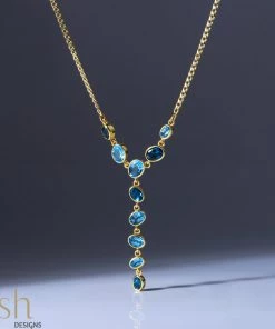 Ash Designs Andaman Blue Topaz Chain Sale