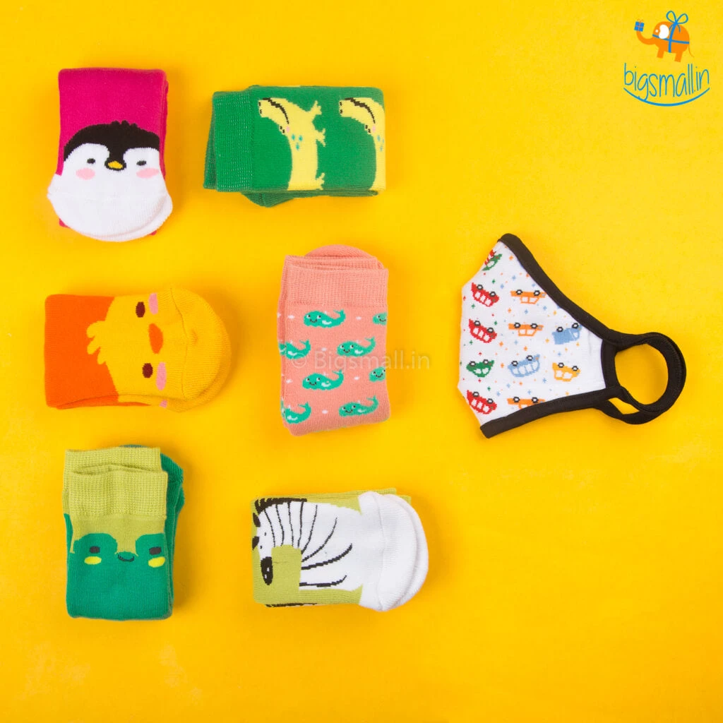 SoxyToes All Of It Animal Kingdom Gift Box For Kids