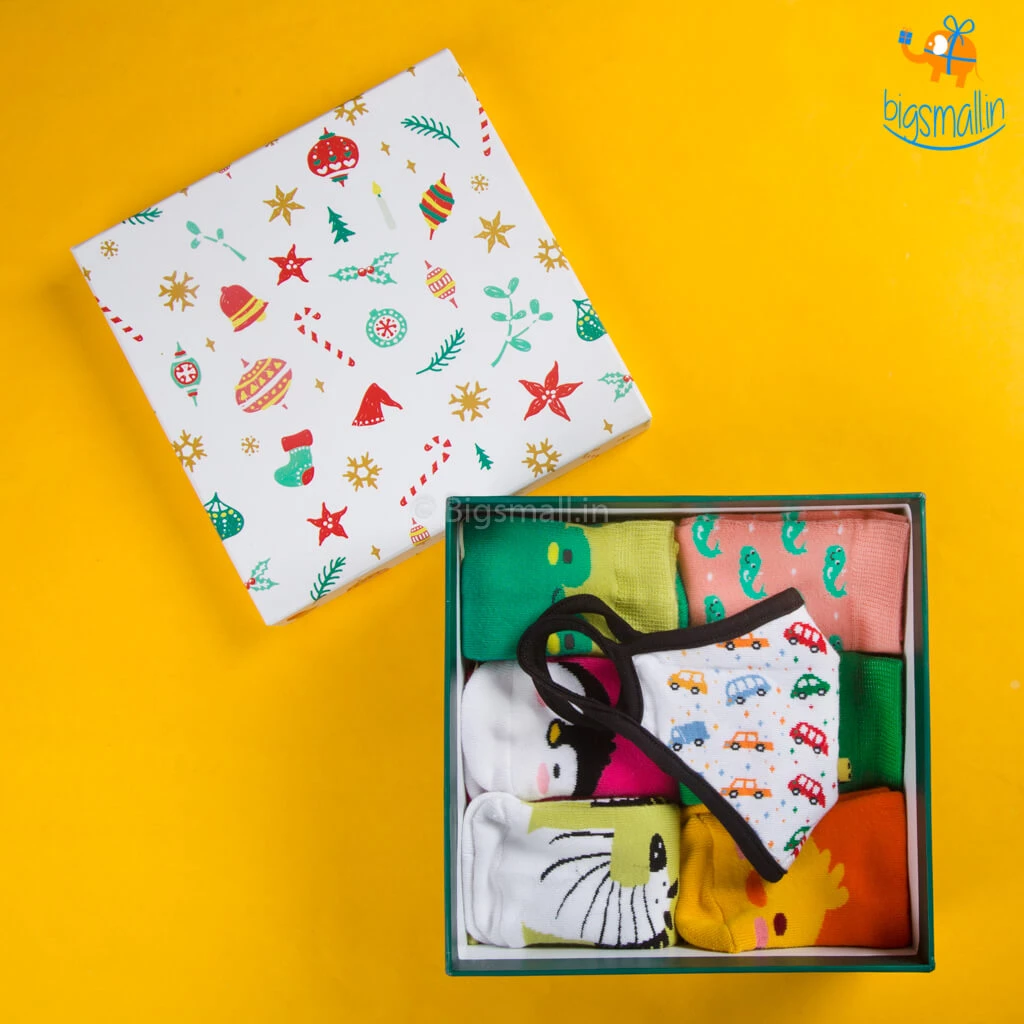 SoxyToes All Of It Animal Kingdom Gift Box For Kids