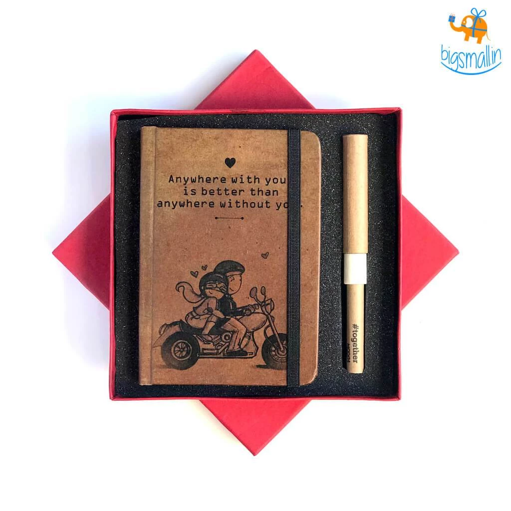 Mooch Design Studio Take Me For A Ride Diary & Pen Set