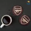 Bigsmall_cc All Of It Arsenal Wooden Coasters - Set Of 4