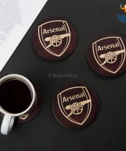 Bigsmall_cc All Of It Arsenal Wooden Coasters - Set Of 4